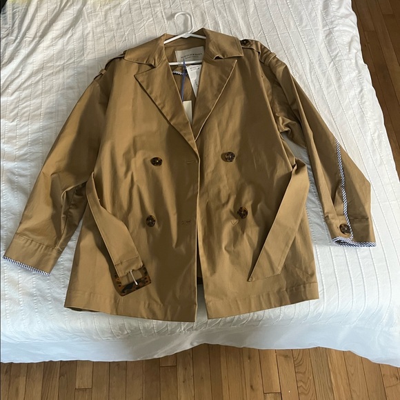 Scotch & Soda Short Trench Coat - Picture 2 of 9